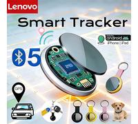 Nouveau traceur intelligent Bluetooth GPS Lenovo, dispositif anti-perte, localisateur pour sacs, personnes âgées, enfants, compatible AirTag Apple et Android Black