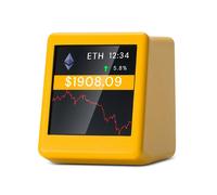 Nouveau Tracker de Cryptomonnaies Wi-Fi 2,4 G, Afficheur de Prix de Cryptomonnaies. 300 Principales Cryptomonnaies Peuvent Être Changées Librement