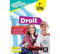 Nouveau Tremplin - DROIT 1re STMG - Ed. 2025 - Livre élève