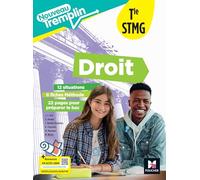 Nouveau Tremplin - DROIT - Tle STMG - Éd. 2024 - Livre élève