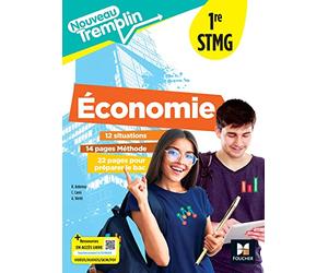 Nouveau Tremplin - ECONOMIE 1re STMG - Ed. 2023 - Livre élève