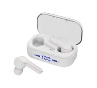 Nouveau TWS Bluetooth 5.0 écouteur True Wireless LED Affichage numérique Stéréo Sport Bruit Annuler étanche Stable Transmission Casque, Blanc