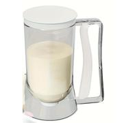 Nouveau type de distributeur de pâte, entonnoir de pâte, séparateur de liquide portable pour cupcakes, tasse à mesurer, outil de cuisson (blanc)