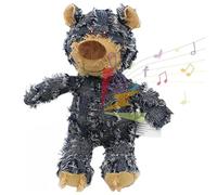 Nouveau Unbreaka-Bear 2025 pour Gros Mâcheurs - Jouet Chien Indestructible en Forme d'Ours, Peluche Grinçante (Bleu, S)