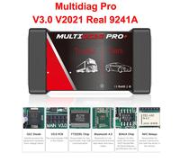 Nouveau V2021.11 Multidiag Pro Bluetooth OBD2 Scanner TCS PRO VCI V3.0 2PCB NEC relais réel 9241A outil de Diagnostic de camion de voiture New Multidiag Pro
