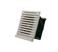 Nouveau Ventilateur de Commande avec Filtre Anti-poussière et volet de Ventilation pour Armoire AS12025B24W3F, Ouverture 122, Blanc Pur, 24 V, pour Ordinateur Portable