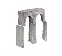 Nouveau Viaduc En Pierre Brisée H0 58665 Courbé, Rayon (R2) 437,5 Mm, 30°