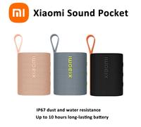 Nouveau Xiaomi Sound Pocket IP67 Bluetooth 5.4 haut-parleur Portable TWS stéréo Combo 1000mAh 10 heures Ultra-longue durée de vie de la batterie Microphone 1PCS pink