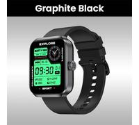 Nouveau Zeblaze Beyond 3 Plus GPS montre intelligente 1.78 'AMOLED affichage intégré Alexa faire/ recevoir des appels téléphoniques 3ATM Smartwatch,Noir Graphite