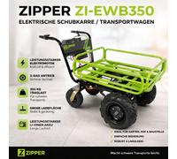 Nouveau ZIPPER ZI-EWB350 Brouette Électrique Propulsion par Batterie 350 kg