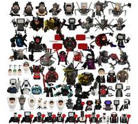 Nouveauté 2026 Figurines Skibidi Toilet Man, Blocs TvMan Titan Cameraman Speakerman, Briques de puzzle, Figurines d'action, Jouet modèle, Cadeau d'anniversaire KDL825