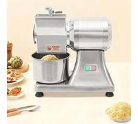 Nouveauté 2026 Râpe à fromage électrique commerciale 900 W. Appareil robuste avec bouclier de sécurité et bac de récupération.Râpe en acier inoxydable (60 kg/h) pour fromage, beurre, noix et poivre