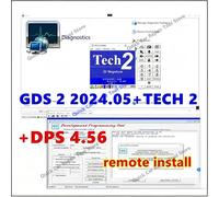 Nouveauté 2026, vente chaude ! Logiciel G-M MDI GDS 2 et TECH2, GDS2 2024.05+, TECH2+, DPS 4.56 3 en 1, installation et activation avec assistance à distance gratuite. 2in1
