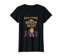 Nouveauté All Hail Queen Aunt Crown Scepter Purple Family T-Shirt