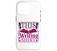 Nouveauté d'écrivain, C'est Mon écriture avec Livre et Stylo Coque pour iPhone 16 Pro