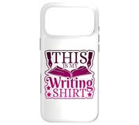 Nouveauté d'écrivain, C'est Mon écriture avec Livre et Stylo Coque pour iPhone 17 Pro Max