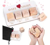 Nouveauté dés Jeux pour Adultes, Dés de Nuit pour Couples, dés de Saint-Valentin, Cadeaux de Saint-Valentin pour Petit ami, Petite Amie, Jeux de Chambre pour Couples, Mari, épouse, Anniversaire