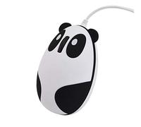 Nouveauté mignon animal forme de panda souris filaire USB souris optique 3D mini petite souris pour ordinateur de bureau ordinateur portable pour femmes enfants filles, 1200 dpi 3 boutons avec cordon