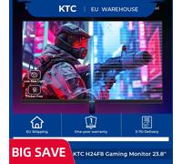 Moniteur de jeu KTC H24F8, écran IPS rapide 23,8 pouces 1920x1080 16:9, temps de réponse 180Hz 1ms, rapport de contraste 1000:1, support HDR10 VESA KTC H24F8