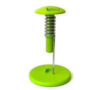 NOUVEAUTÉ: Qwirol - Le Porte-Rouleau de Cuisine, réinventé - Noir Système avec Frein, Adaptable en Hauteur, utilisable à Une Main. Porte essuie Tout en Trois Couleurs. (Vert)