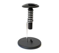 NOUVEAUTÉ: Qwirol - Le Porte-Rouleau de Cuisine, réinventé - Noir Système avec Frein, Adaptable en Hauteur, utilisable à Une Main. Porte essuie Tout en Trois Couleurs. (Noir)