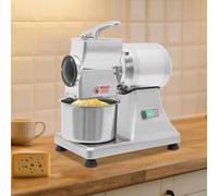 Nouveauté Râpe à fromage électrique 900 W pour blocs de fromage. Râpe commerciale pour noix et fruits secs chapelure, équipée d'un bouclier de sécurité et d'un bac de récupération,Capacité de 60 kg/h