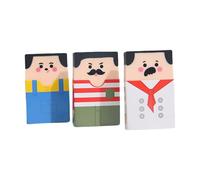 Nouveauté Vieillissant Homme Mèches Drôle Caoutchouc à chauve Pour Étudiant Enfant Garçon Fille Anniversaire Justing Stocking