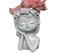 Nouveautés 2026 Pot de fleurs mignon pour un petit - Joli rêve de jardin pour l'intérieur et l'extérieur, parfait pour les couples (B, 11 x 7 x 7 cm)