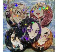 Nouveaux accessoires anime 2025: accessoires de broche d'insigne de l'anime Kimetsu No Yaiba, pendentif de morsure de Muzan Kibutsuji, Inosuke Hashibira, cadeau de vacances, cadeau d'anniversaire, cad