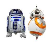 Nouveaux ballons en aluminium en forme de robot de dessin animé Star Wars, style mignon, pour fêtes et décorations d'anniversaire XQDZ youda