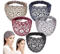 Nouveaux bandeaux élégants à perles florales pour femmes, confortables et respirants, en dentelle creuse, style bohème, ornés de perles de cristal, accessoires pour cheveux décontractés, 2025