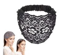 Nouveaux bandeaux élégants à perles florales pour femmes, confortables et respirants, en dentelle creuse, style bohème, ornés de perles de cristal, accessoires pour cheveux décontractés, 2025