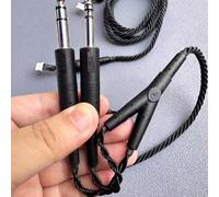 Nouveaux câbles d'écouteurs d'origine pour LightSpeed Zulu 3, câble de connexion de remplacement pour casque d'aviation, pièces de rechange 6.35mm à 5.18mm Cable B 1.2M