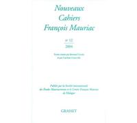 Nouveaux Cahiers François Mauriac N°12 - François Mauriac - Grasset - broché - Revue
