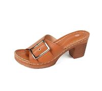 Nouveaux Chaussons Femme Quotidien décontracté - Design Orteils Dessus Talon compensé Confortables Enfiler Printemps été, Mules Casual, Pantoufles Maison
