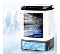 Nouveaux Climatiseurs Portables 2026, Rafraîchisseur D'Air Par Évaporation À 4 Vitesses Avec Brumisateur, Bac À Glaçons