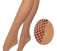 Nouveaux collants de danse latine professionnels en filet dur de couleur unie, pantalon de compétition exclusif avec étrier et semelle antidérapante Taille UniqueGéométriquePolyamide