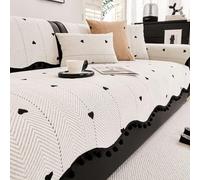 Nouveaux Couvercles De Canapé épais Lavables - Housse De Siège De Canapé pour Animaux De Compagnie pour Animaux De Compagnie De Chaises De Lit De Lit De Compagnie De Compagnie Off-White 110 * 110cm