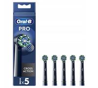 Oral-B Têtes de rechange Pro Cross Action 5 pièces Noir