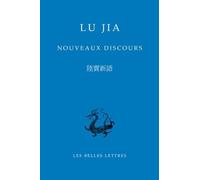 Nouveaux discours - Lü Jia - Belles Lettres - broché - Essai
