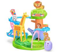 Nouveaux Jouets De Boule De Piste Pour Enfants De 3-6 Ans, Puzzle De Glissière De Zoo De Dessin Animé Étrange Pour L'Éducation De La Petite Enfance