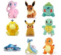 Nouveaux jouets en peluche Pokémon, Pikachu, Pichu, Charmander, Squirtle, Psyduck, anime, poupées douces, poupées pour enfants, cadeau d'anniversaire, cadeau de Noël Pikachu