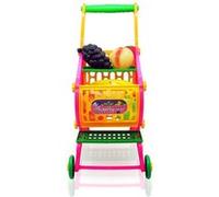 Nouveaux jouets pour enfants Simulation Panier d'achat Légumes Fruits Nourriture semblant jouer - Rose Rose G