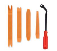 Nouveaux kits d'outils de démontage garniture panneau porte automatique, lames navigation, en plastique, outil réparation d'intérieur voiture, ensemble à main PréCision Pratique(Yellow 5pcs)