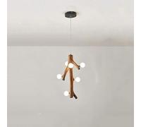 Nouveaux lustres Zen Chinois Modernes/Branche d'arbre créative décoration d'hôtel Suspension/Lampe Suspendue à 6 têtes de Base G4/Appareil d'éclairage de Balcon de Chambre à Coucher