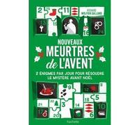 Nouveaux meurtres de l'avent 2 énigmes par jour pour résoudre le mystère avant noël - Richard Wolfrik Galland - Hachette Pratique - relié - Livre-jeu