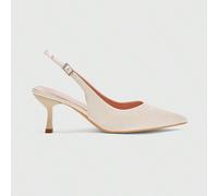 Nouveaux modèles printemps et été, talons fins pointus, talons moyens, couleur abricot, tissu confortable et polyvalent, tempérament élégant, face brillante, léger EUR36,EUR37,EUR38,EUR39,EUR40,EUR41U