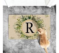 Nouveaux Noms De Famille Personnalisés Paillasson Antidérapant Absorbant Paillasson Exterieur Facile À Nettoyer Tapis De Porte pour Cuisine Accessoires Maison Balcon 40 X 60Cm