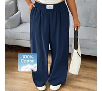 Nouveaux pantalons noirs simples et polyvalents pour grandes tailles, idéaux pour la rentrée scolaire et les enseignants 0XL,1XL,2XL,3XL,4XL,5XLTissu tissé