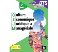 Nouveaux Parcours - Culture économique juridique et managériale CEJM - BTS 2 - Ed.2025 - Livre élève